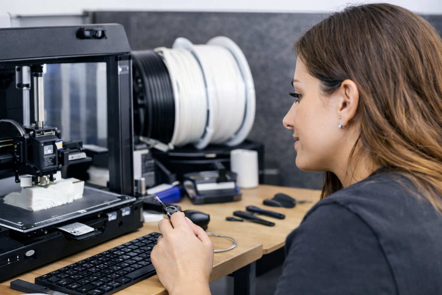 Bastidores da impressão 3D